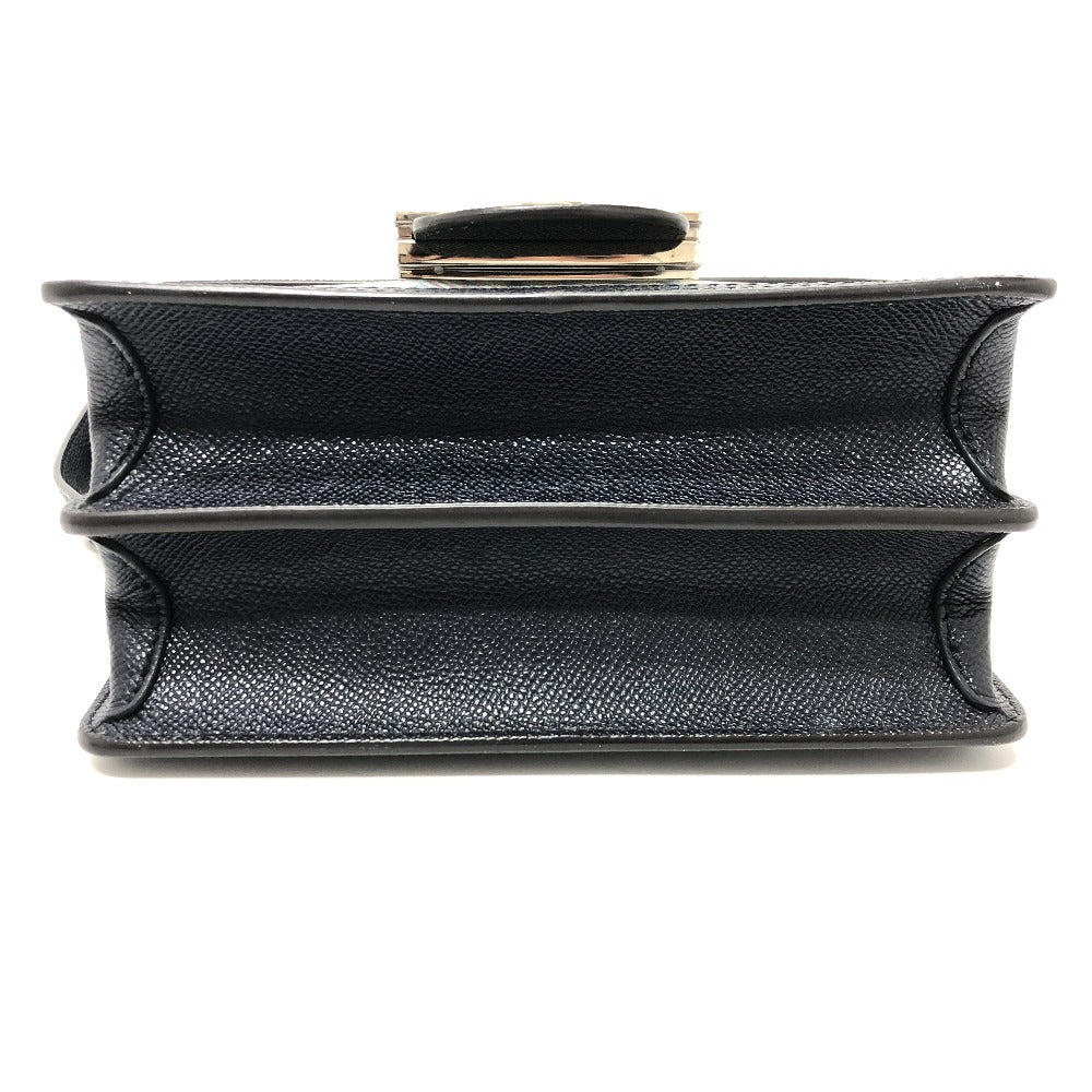 LOUIS VUITTON Shoulder Bag leather blue LV pop Daufine MINI Women