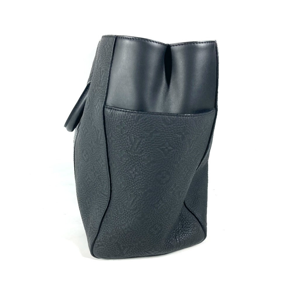 LOUIS VUITTON Shoulder Bag Taurillon Clemence Leather black Monogram Taurillon Clemence Sac Plat 24H