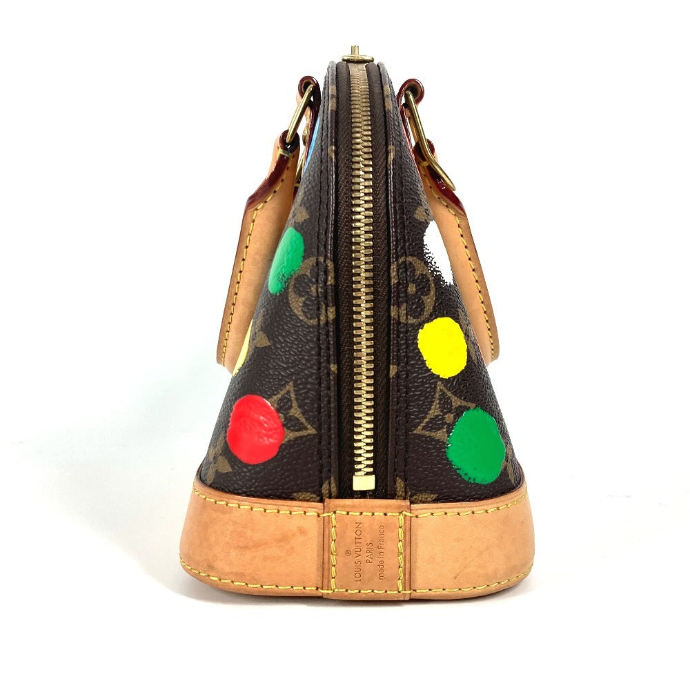 LOUIS VUITTON Handbag Monogram canvas Brown Monogram Painted Dot Yayoi Kusama LV x YK Alma BB Women