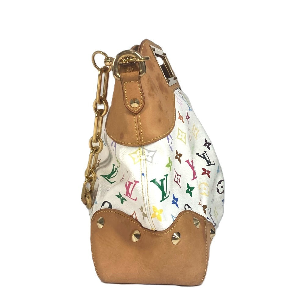 LOUIS VUITTON Shoulder Bag Monogram multicolor canvas white Monogram multicolor Judy GM