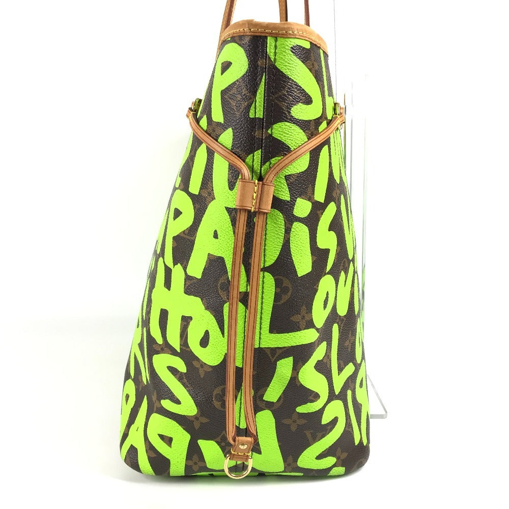Luxury Women's Tote Bag | LOUIS VUITTON Tote Bag MonogramGraffitiCanvas green Monogram graffiti Neverfull GM Neverfull GM