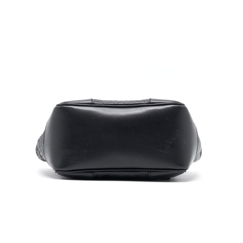 Gucci Black Leather Tote Bag
