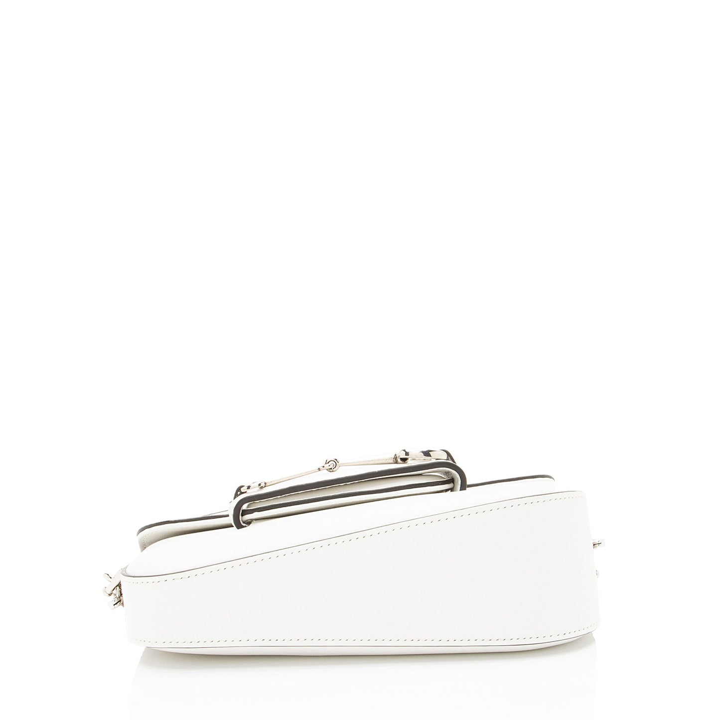 Gucci Calfskin Horsebit 1955 Asymmetric Mini Shoulder Bag