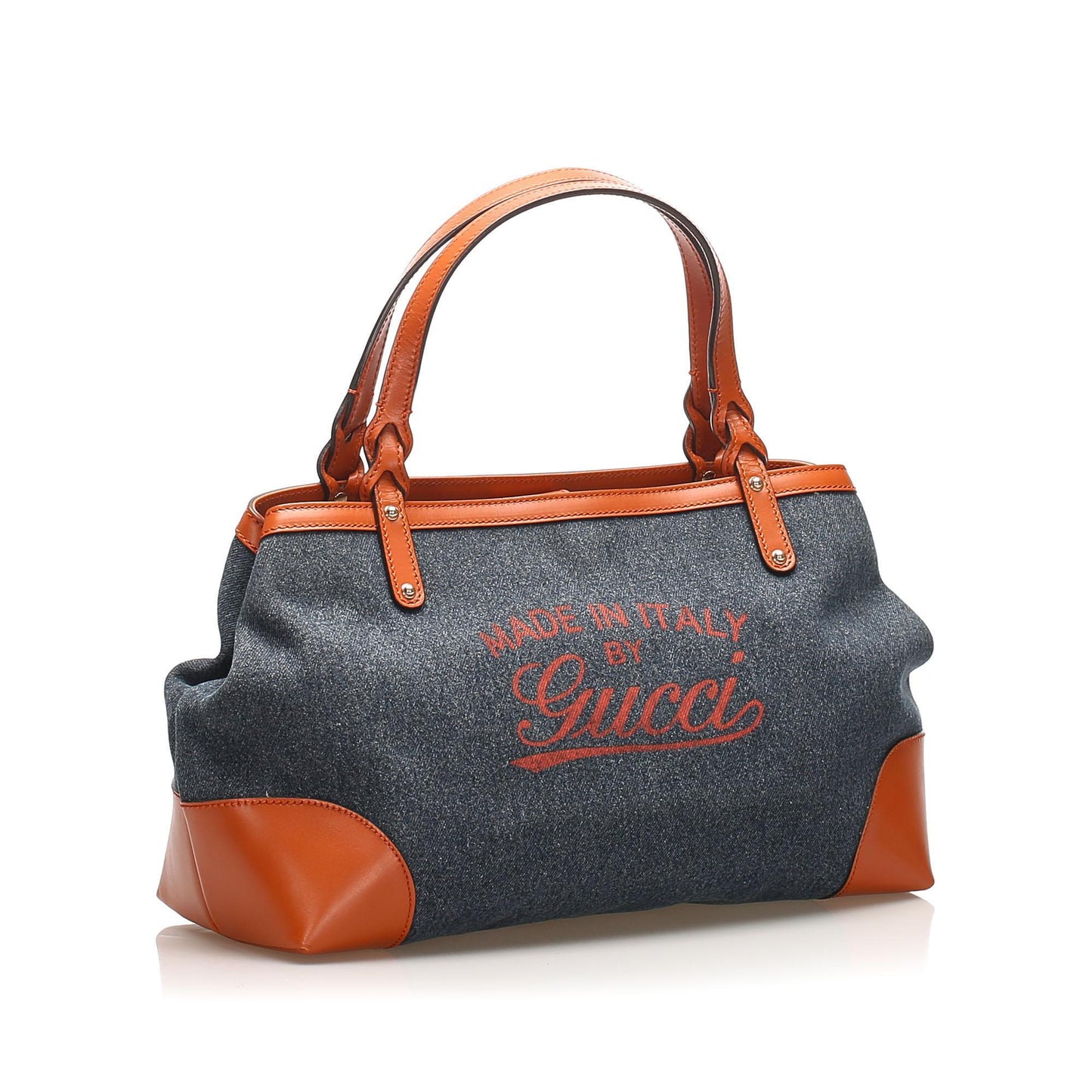 Gucci Leather Denim Tote Style 3
