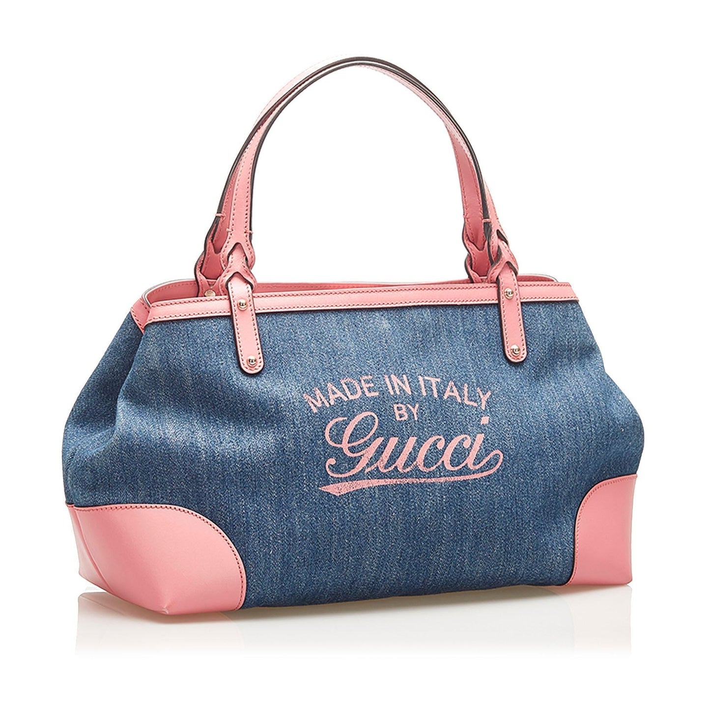 Gucci Denim Monogram Tote Style 4
