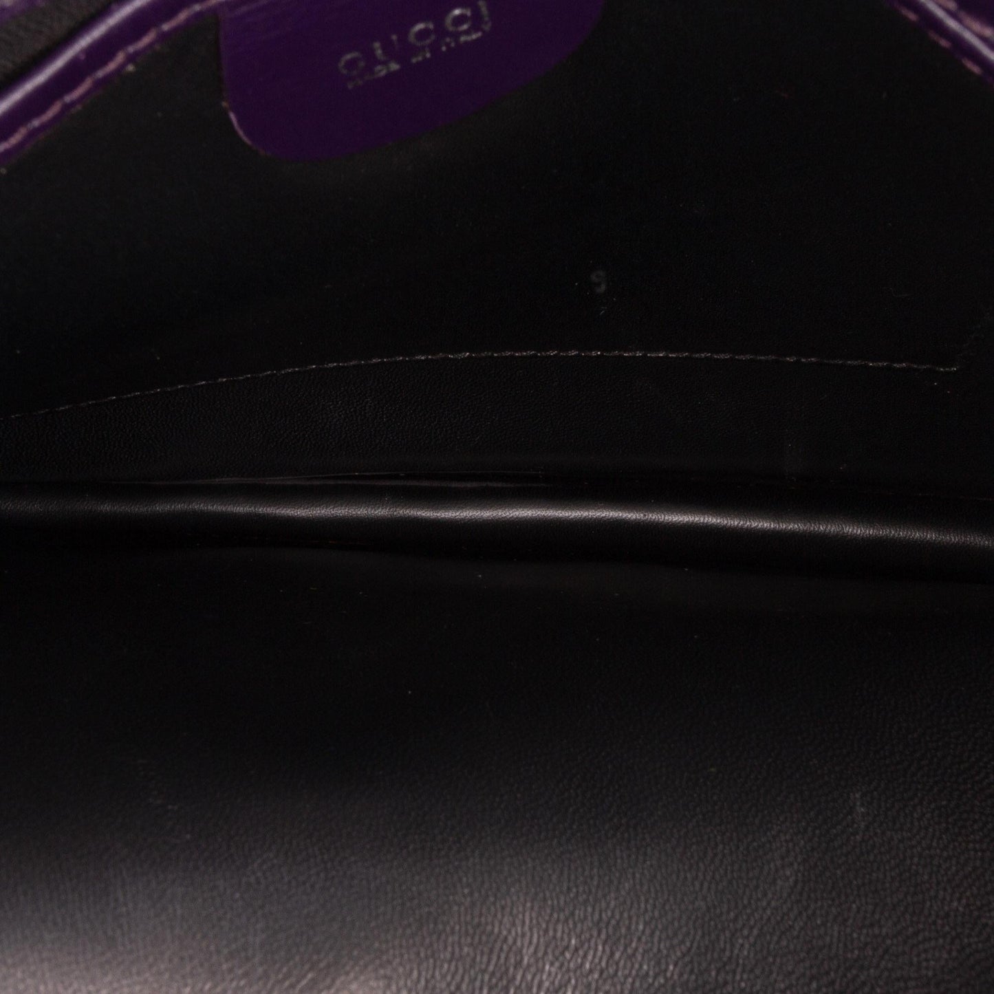 Gucci Croc Embossed Leather Broadway Envelope Shoulder Bag