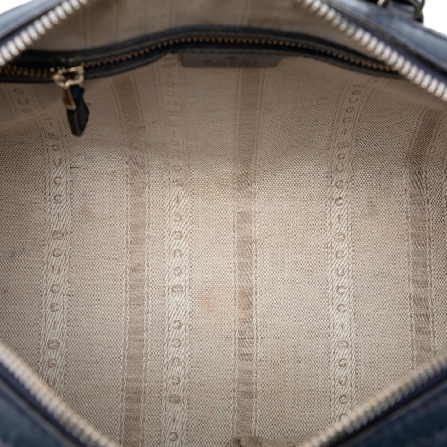 Gucci Diamante Leather Boston Bag