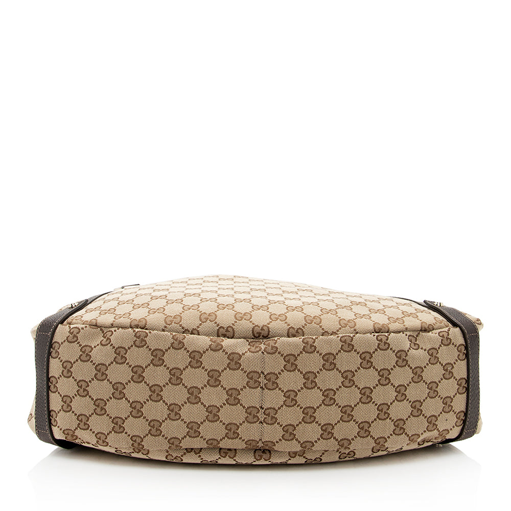 Gucci GG Canvas Abbey Medium Shoulder Bag (SHF-19735)