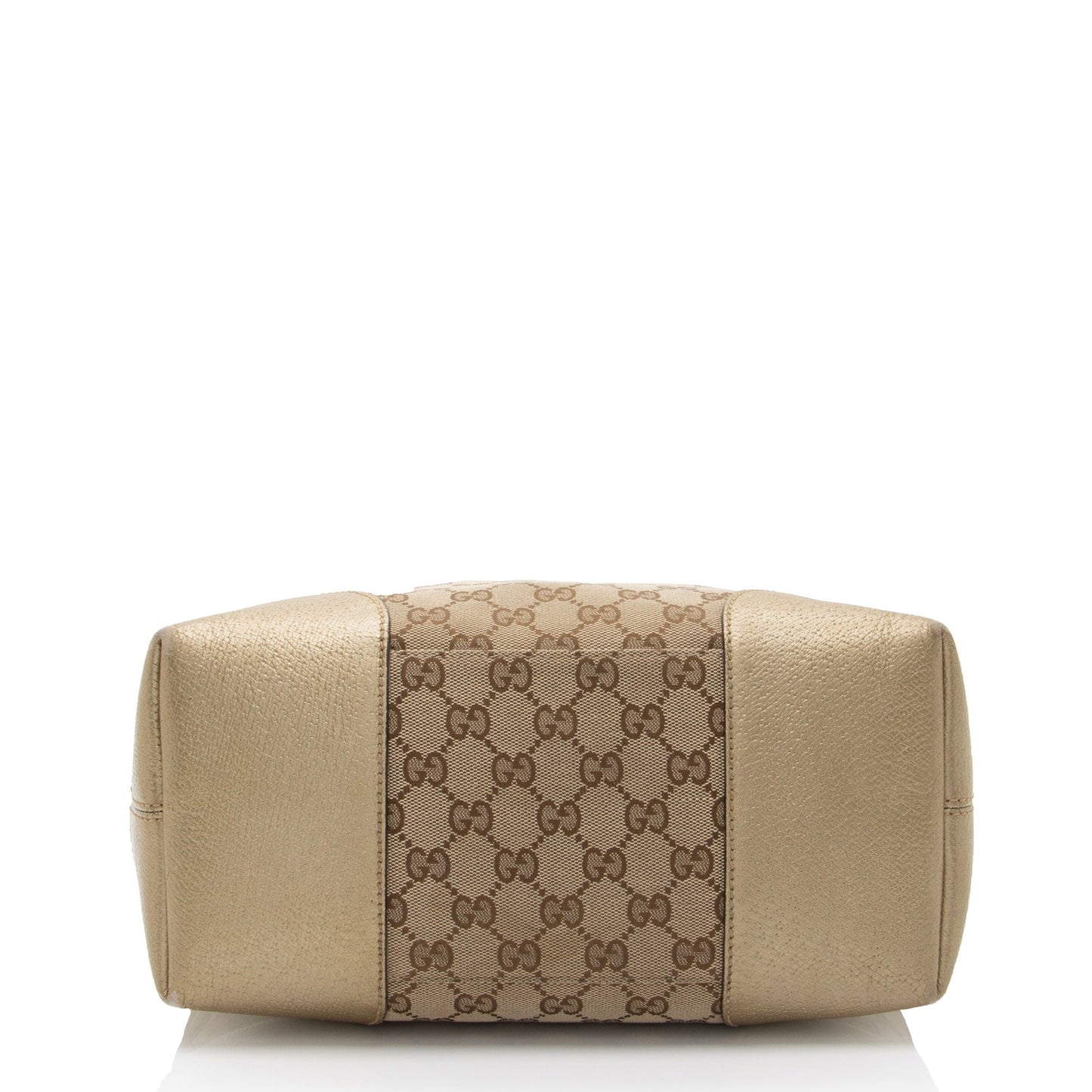Gucci Leather Canvas Tote