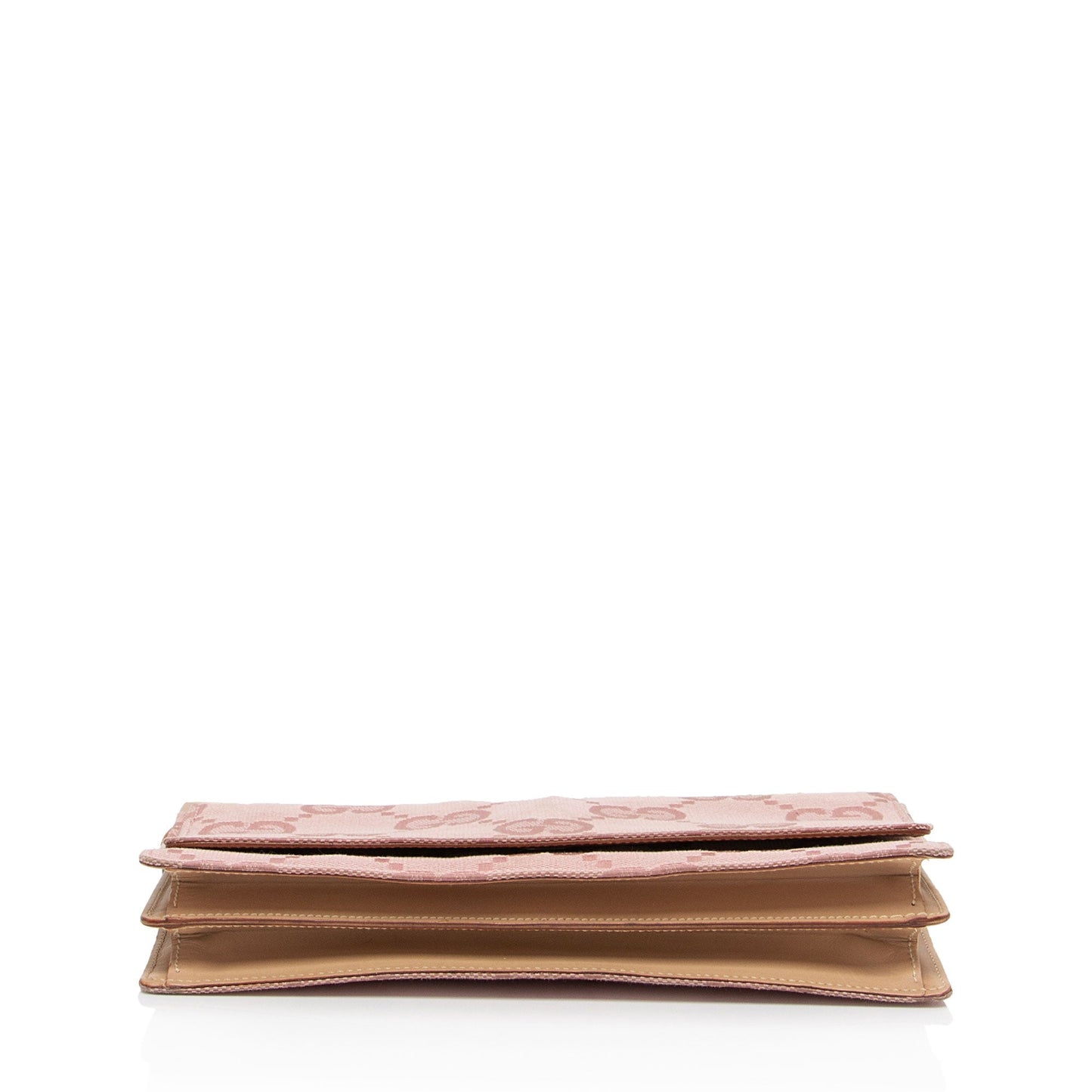 Gucci GG Canvas Charm Pochette Flap Bag (SHF-SXf0FO)