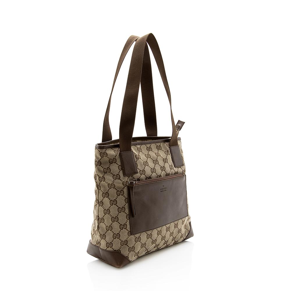 Gucci Canvas Monogram Tote Style 98