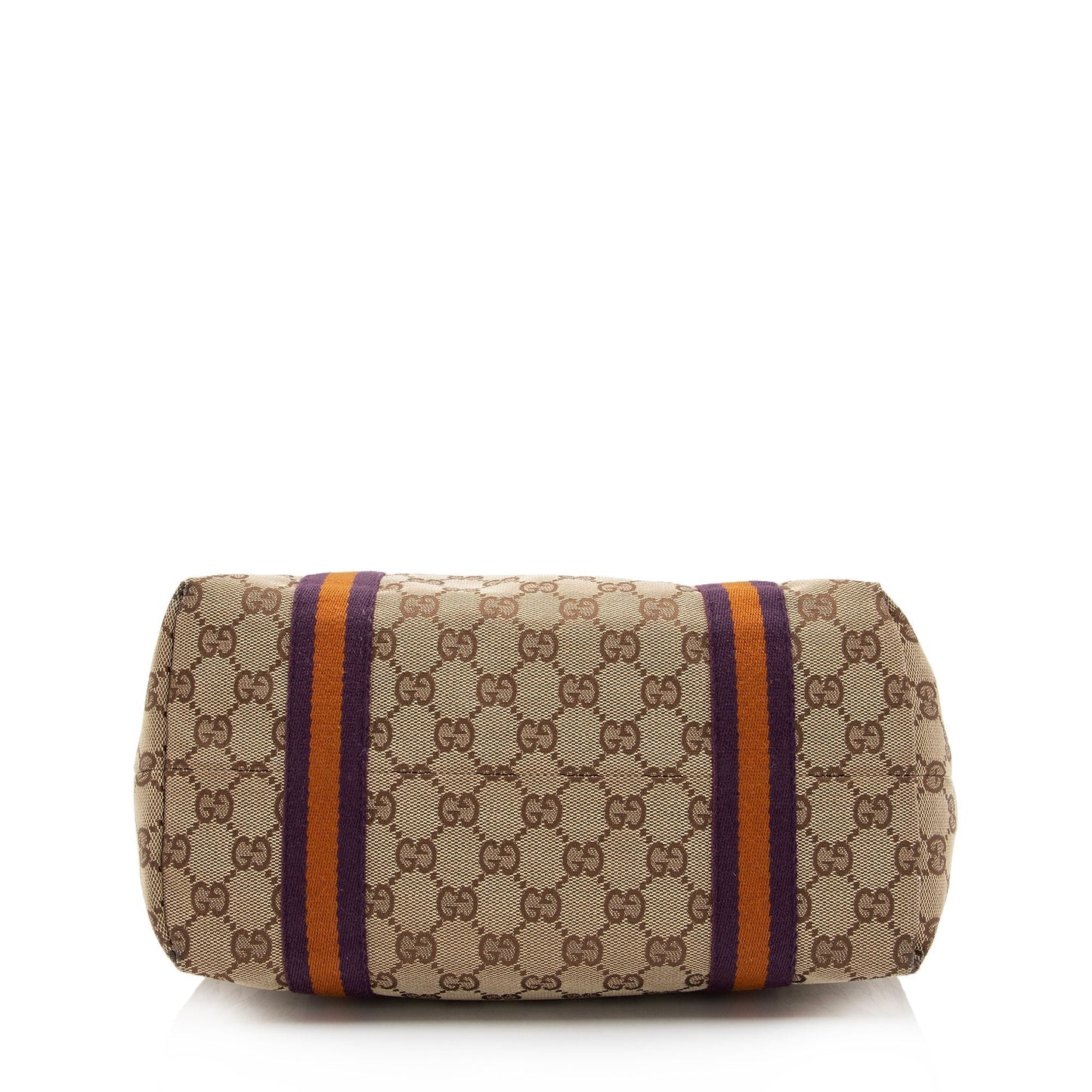 Gucci Nylon Leather Canvas Tote