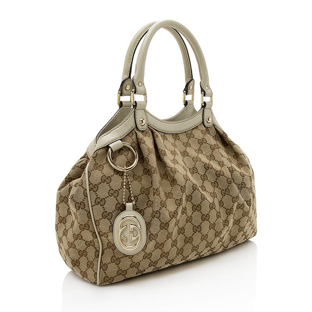 Gucci Sukey Canvas Monogram Tote Style 9