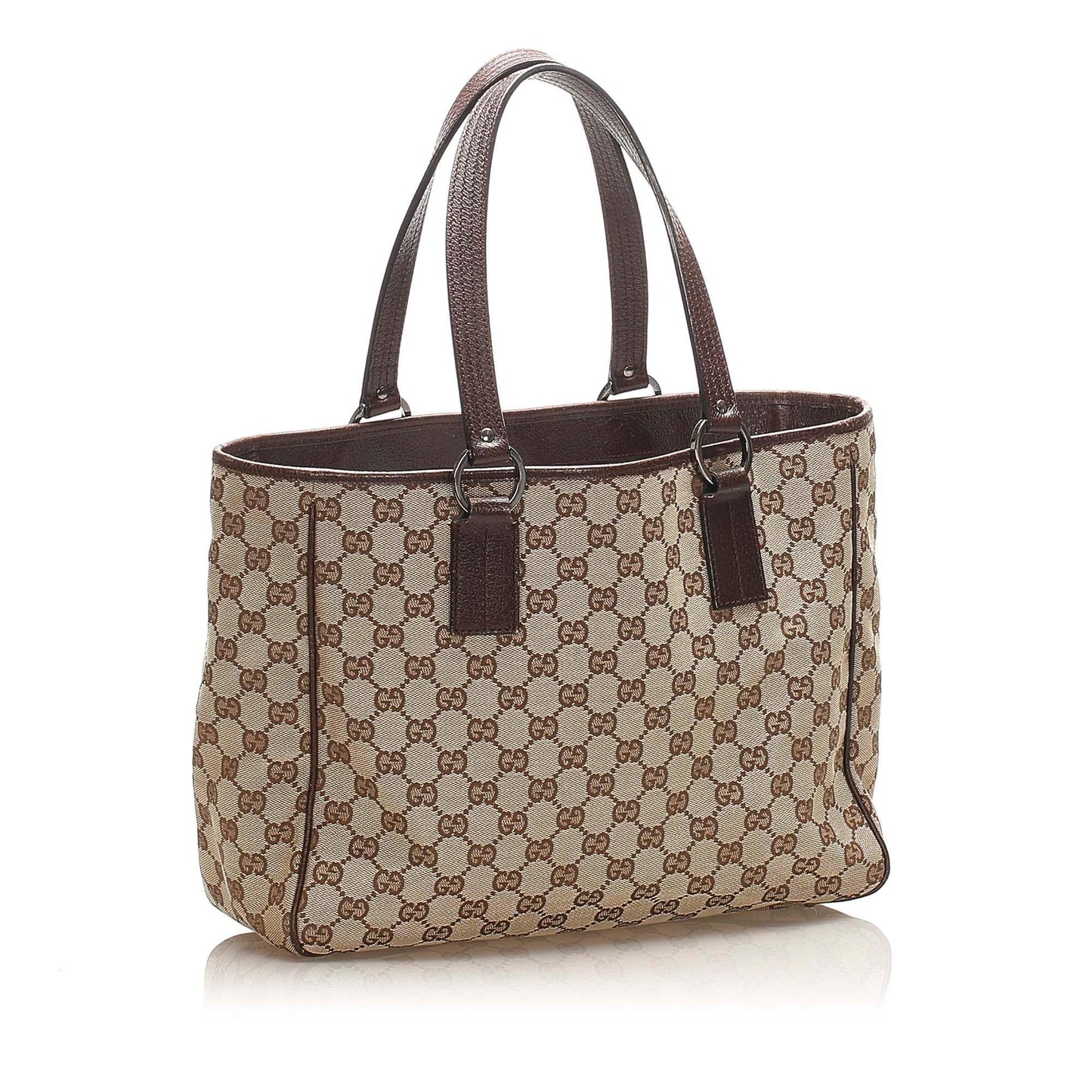 Gucci Canvas Monogram Tote Style 119