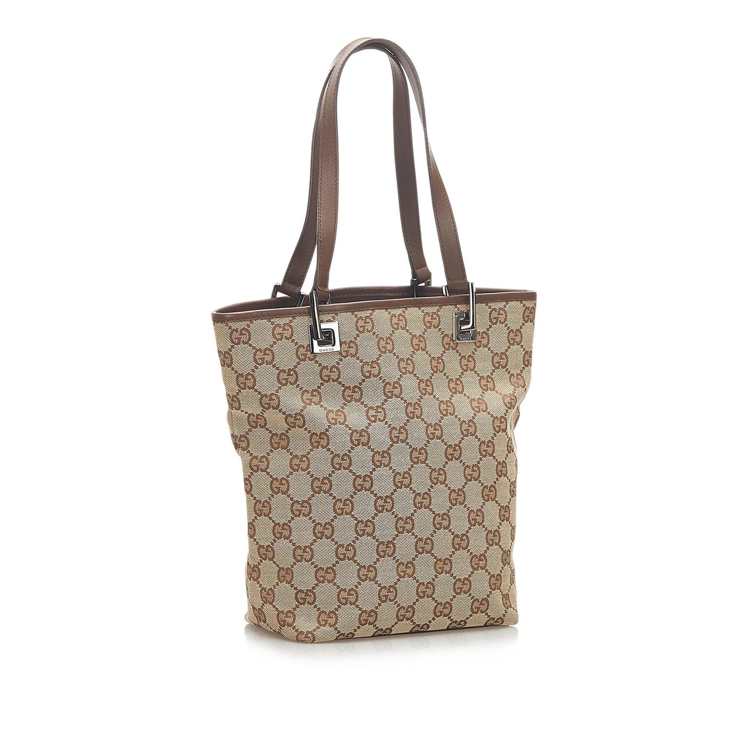 Gucci Canvas Monogram Tote Style 57