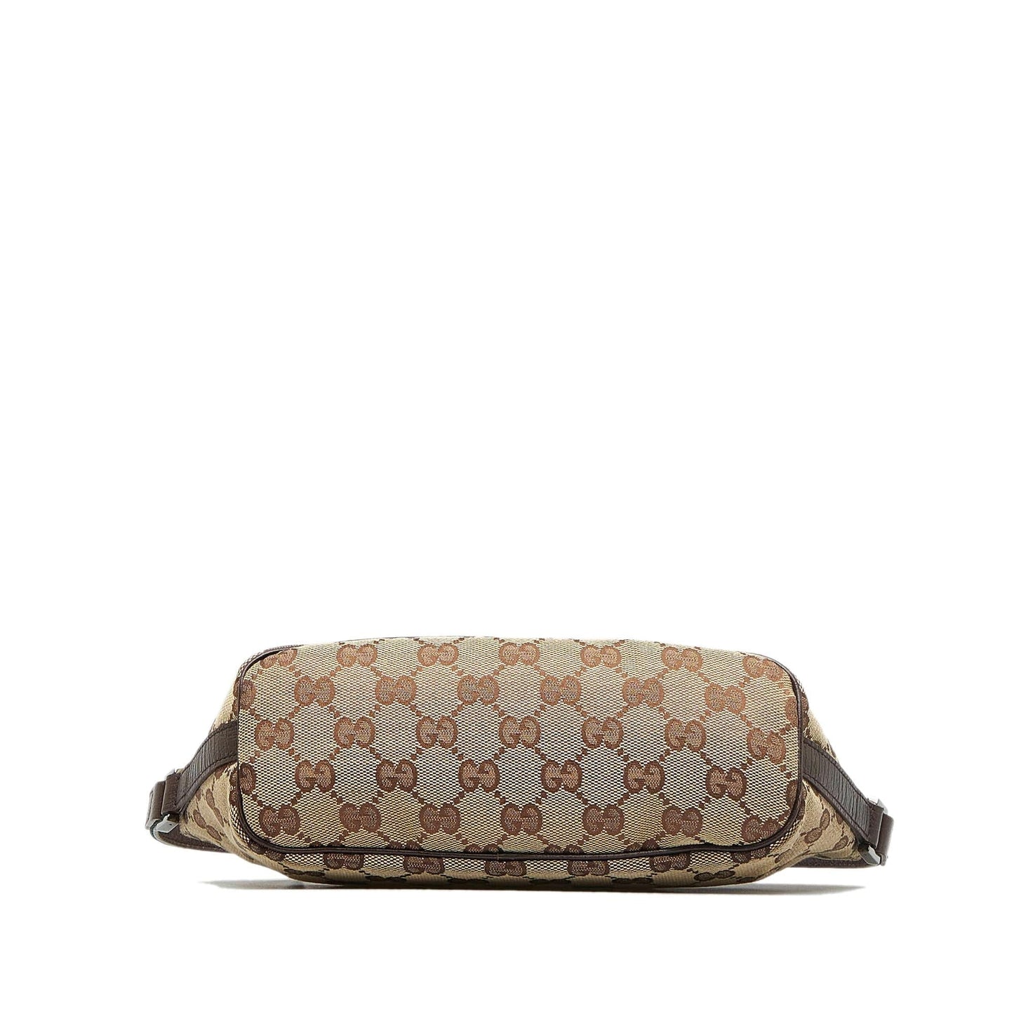 Gucci Pochette Baguette Canvas Shoulder Bag
