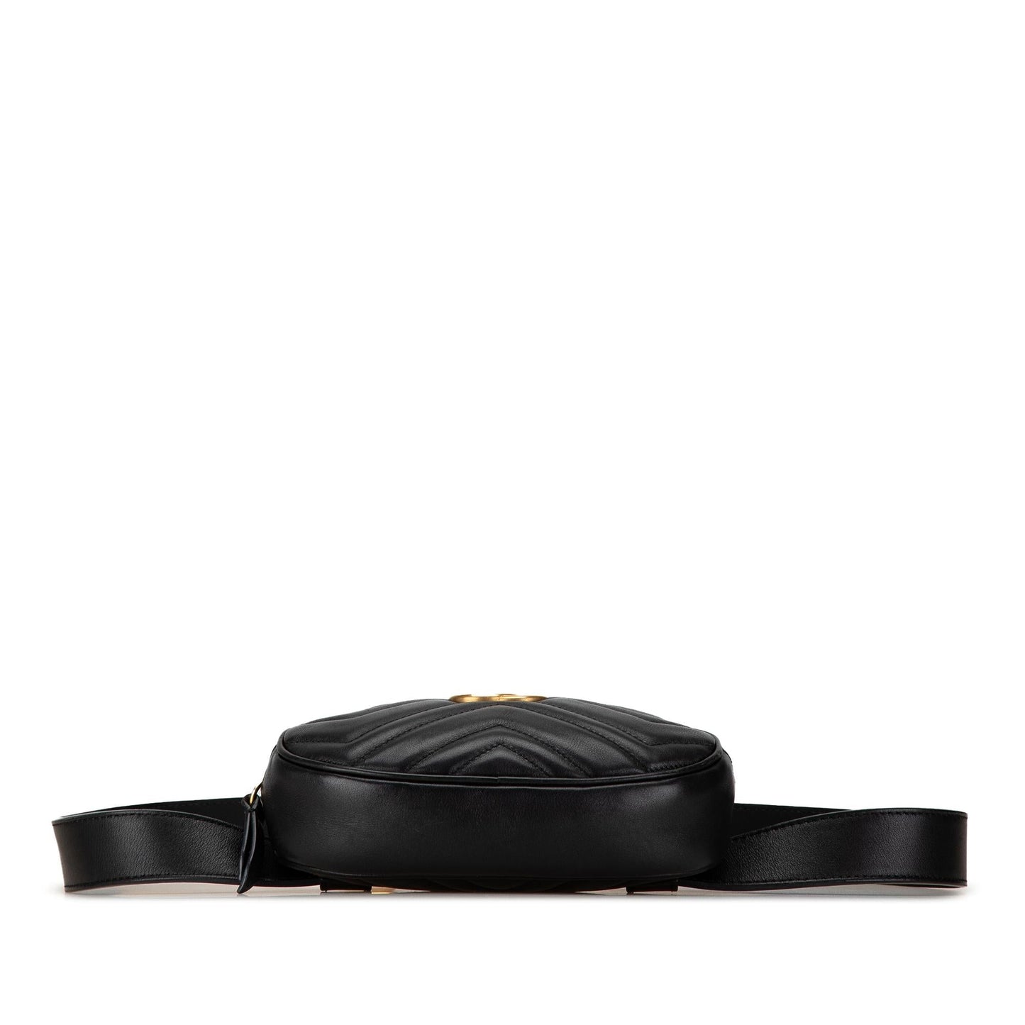 Gucci GG Marmont Leather Matelasse Belt Bag