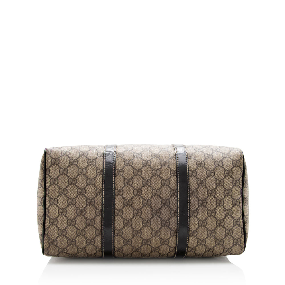 Gucci GG Supreme Leather Canvas Satchel Style 2