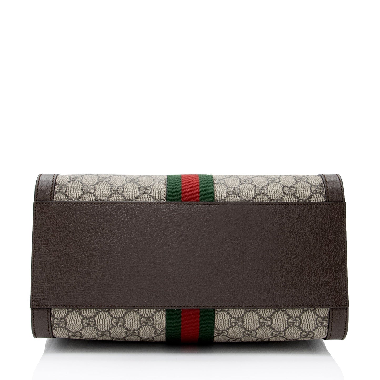 Gucci Nylon Leather Canvas Tote
