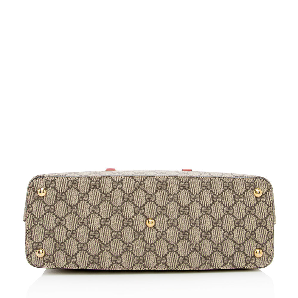 Gucci GG Supreme Leather Canvas Tote Style 7
