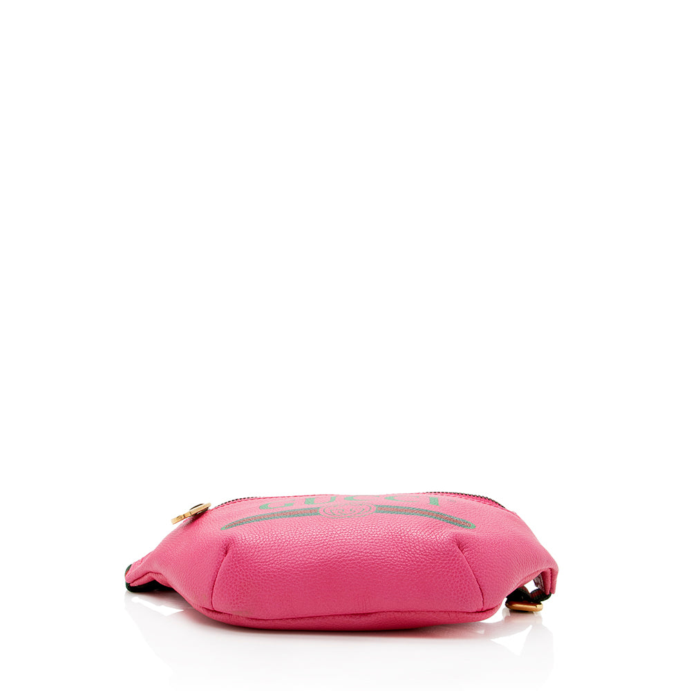 Gucci Leather Nylon Shoulder Bag Style 10