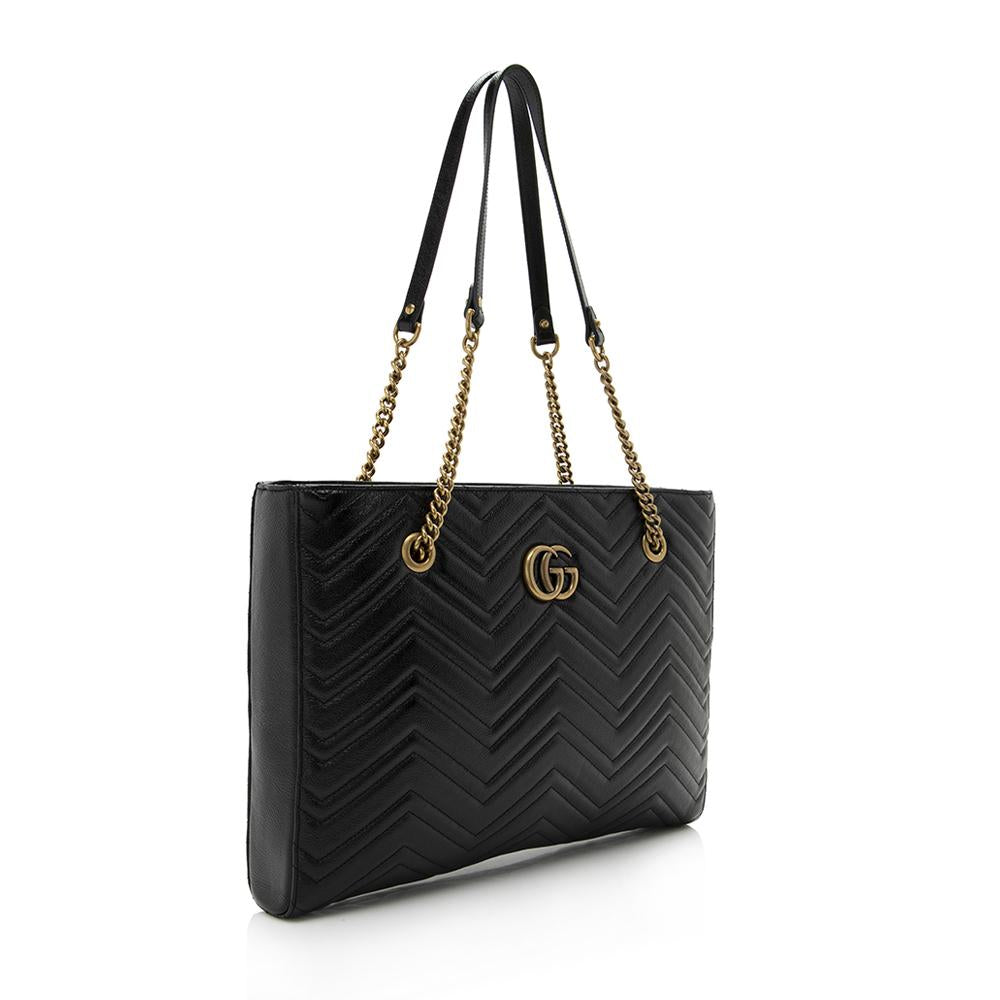 Gucci GG Marmont Calfskin Monogram Tote
