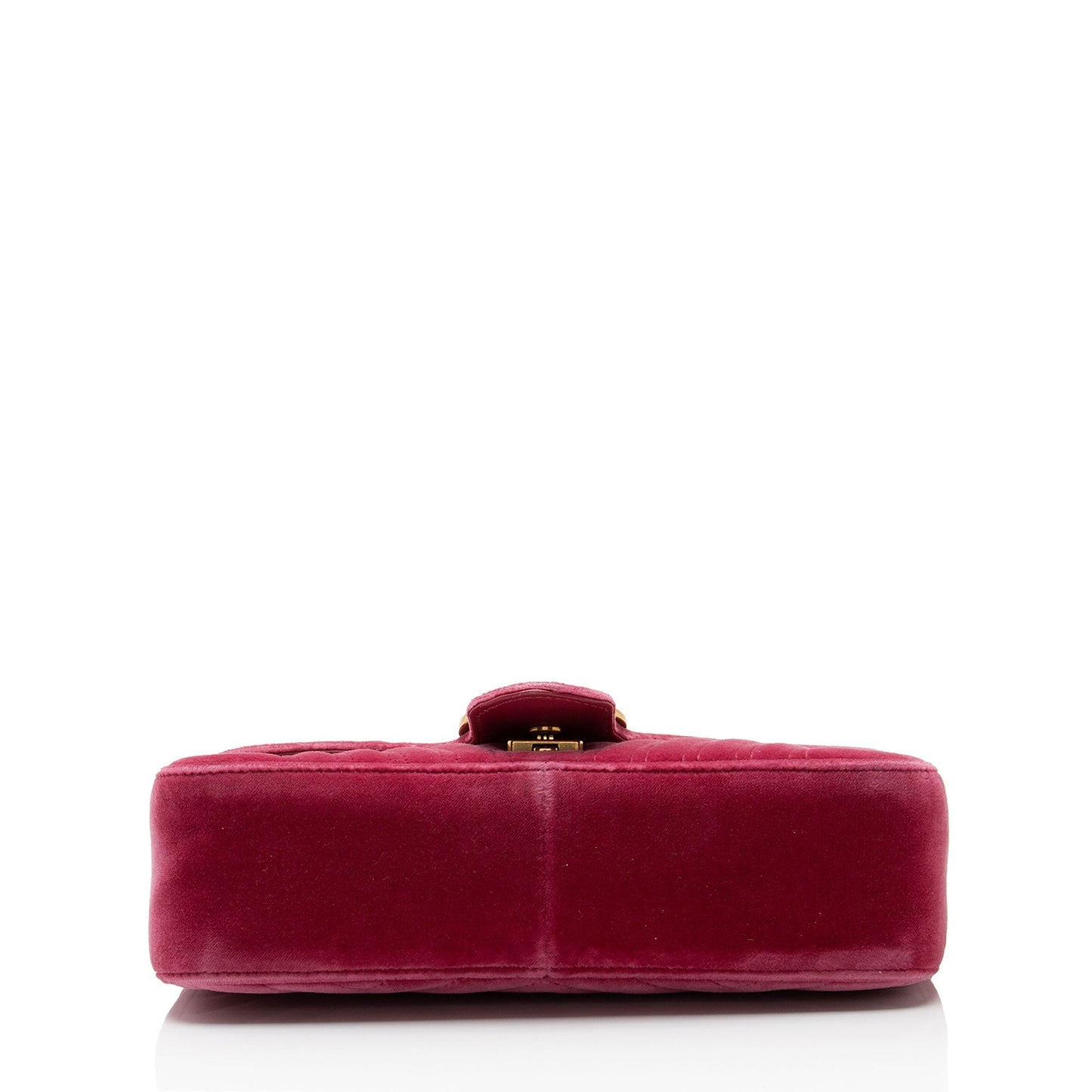 Gucci Matelasse Velvet GG Marmont Medium Flap Bag
