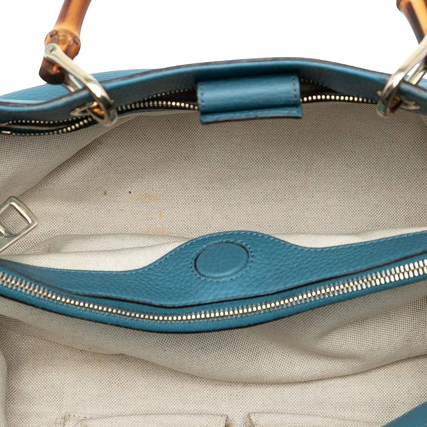 Gucci Medium Calfskin Bamboo Shopper Satchel