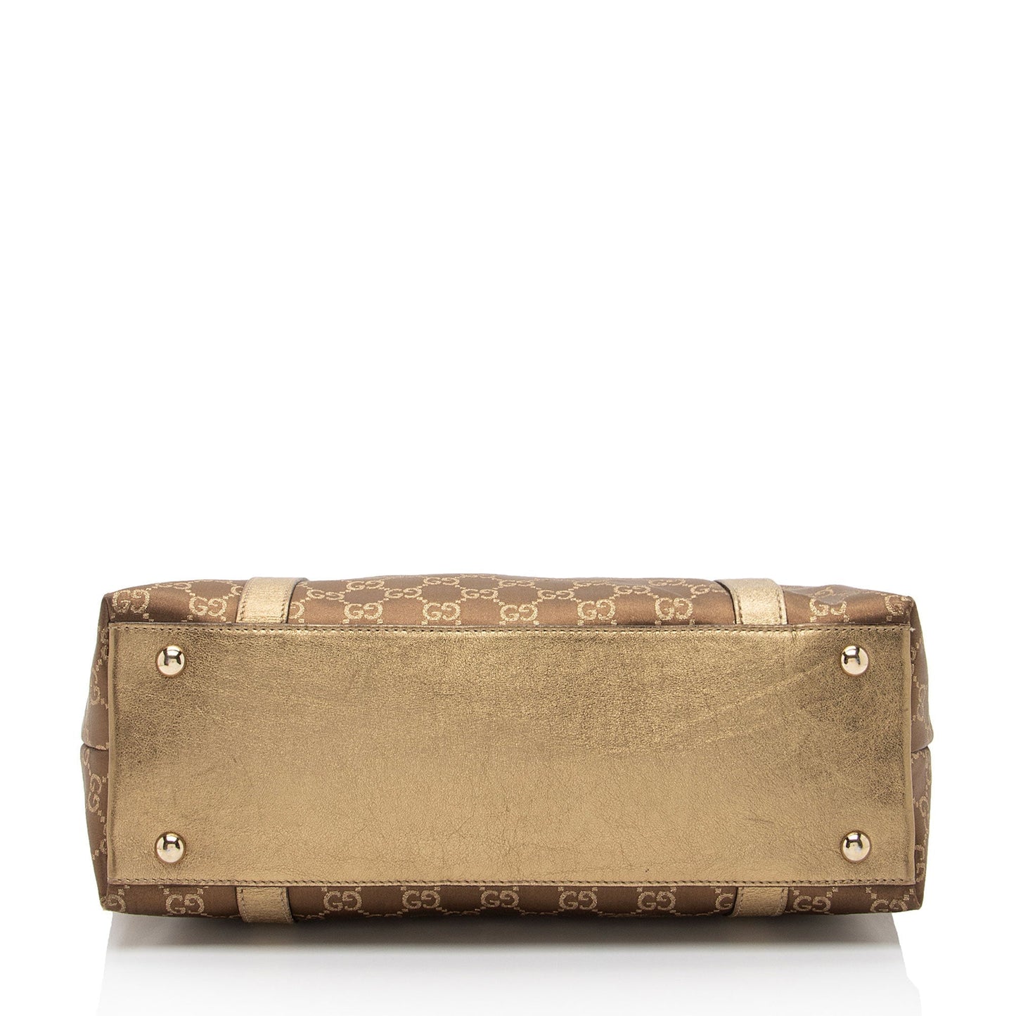 Gucci Leather Canvas Tote