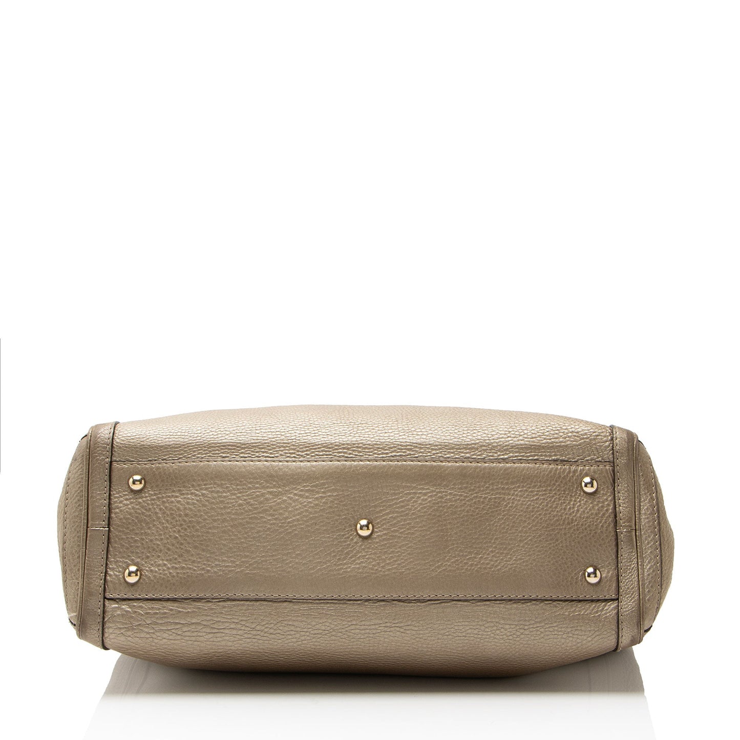 Gucci Metallic Leather Bella Medium Tote