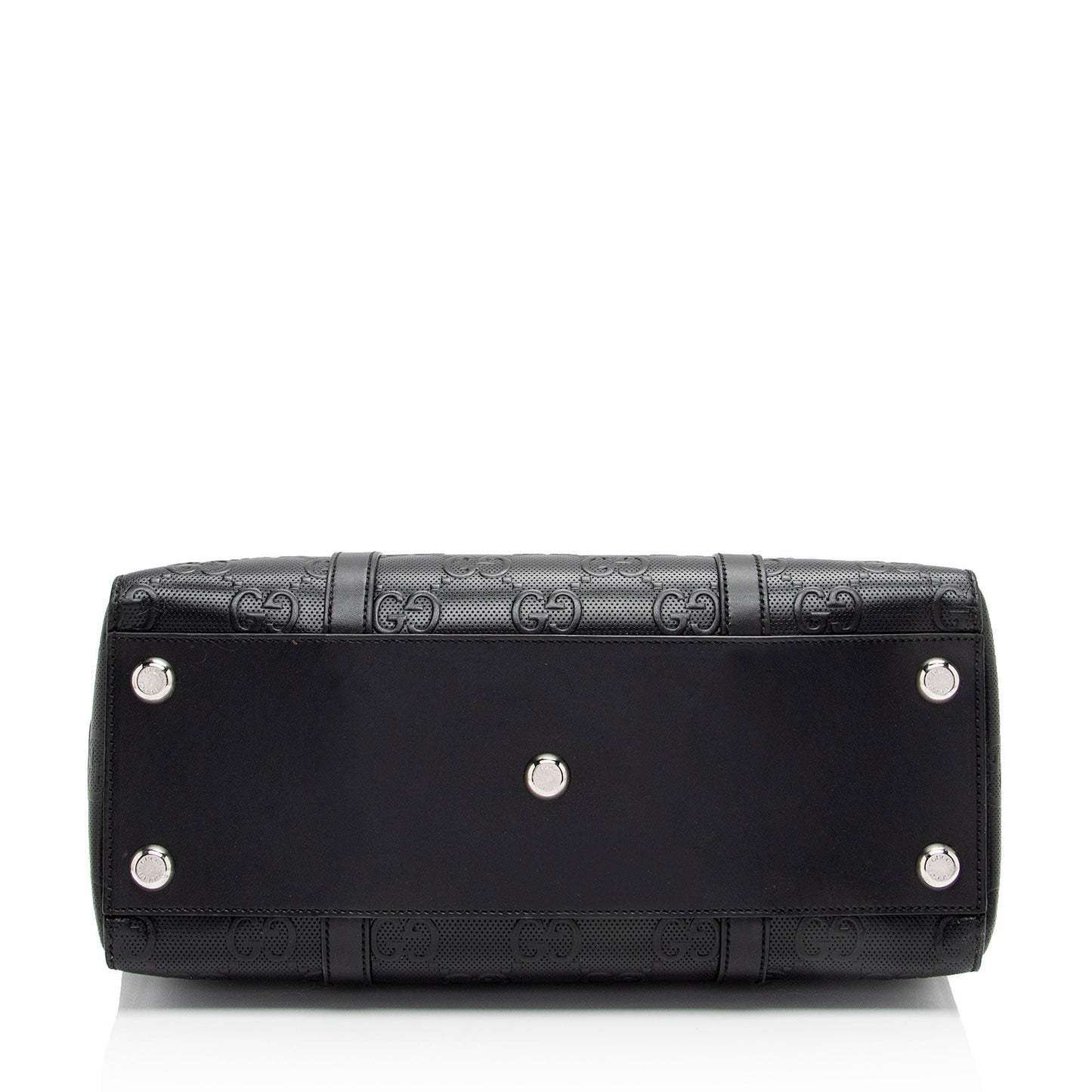 Gucci Leather Canvas Tote