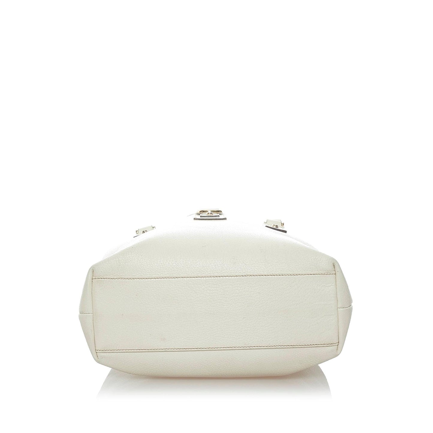Gucci Small D-Ring Leather Tote Bag (SHG-32490)