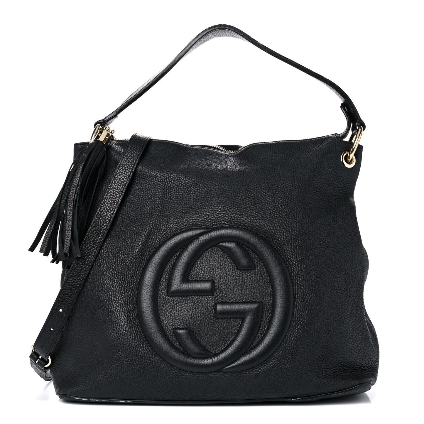 Gucci Caro Leather Shoulder Bag