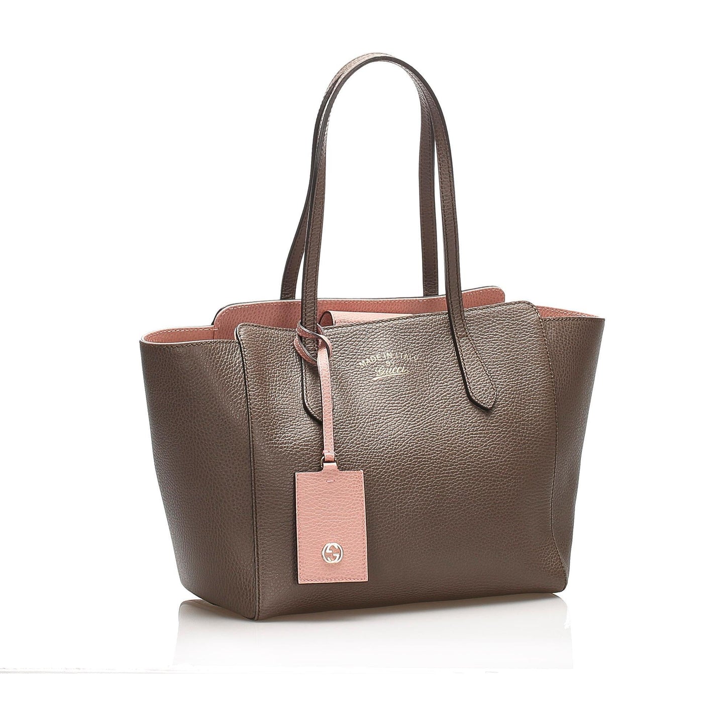 Gucci Leather Monogram Tote Style 17