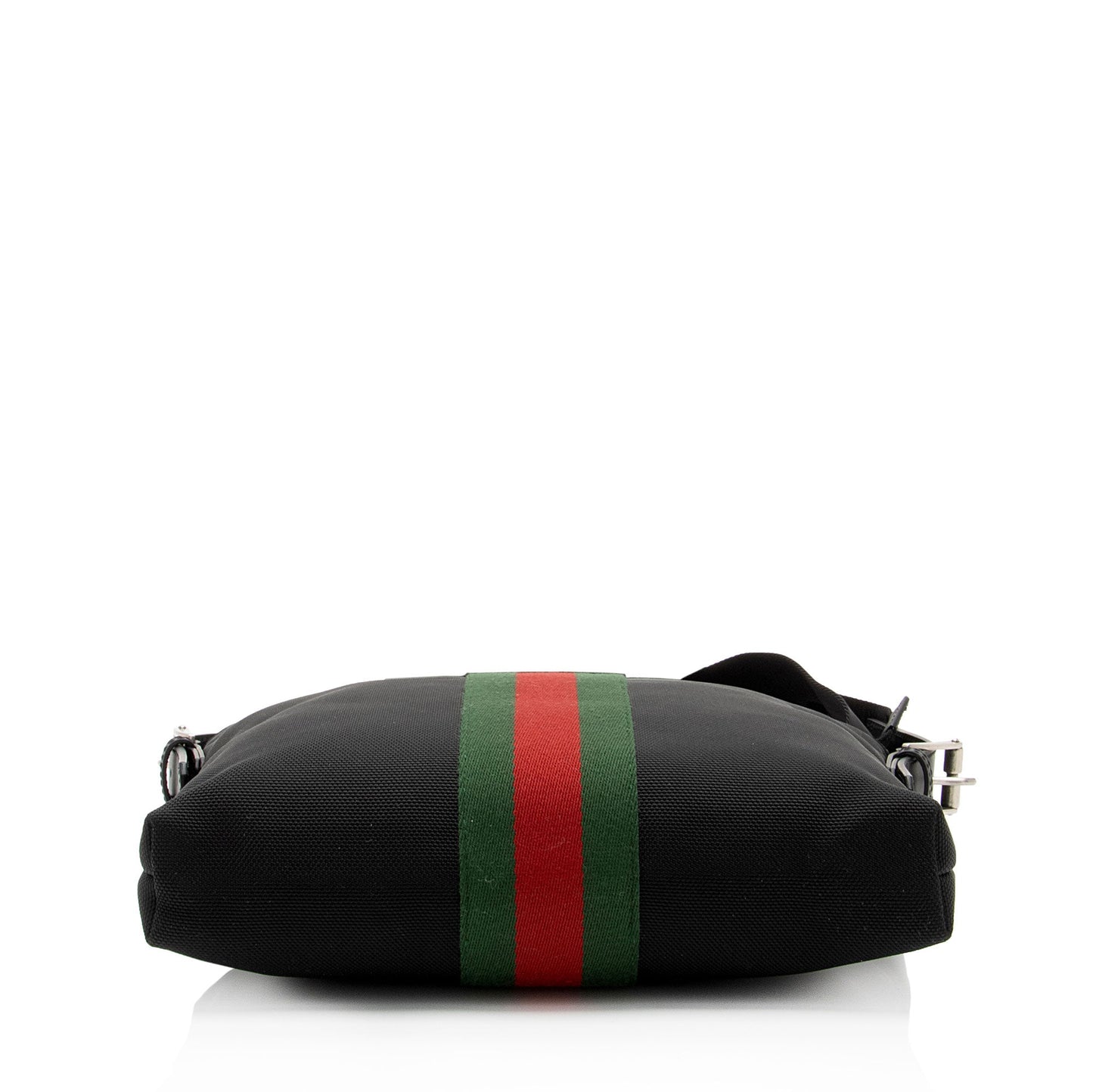 Gucci Nylon Leather Canvas Shoulder Bag