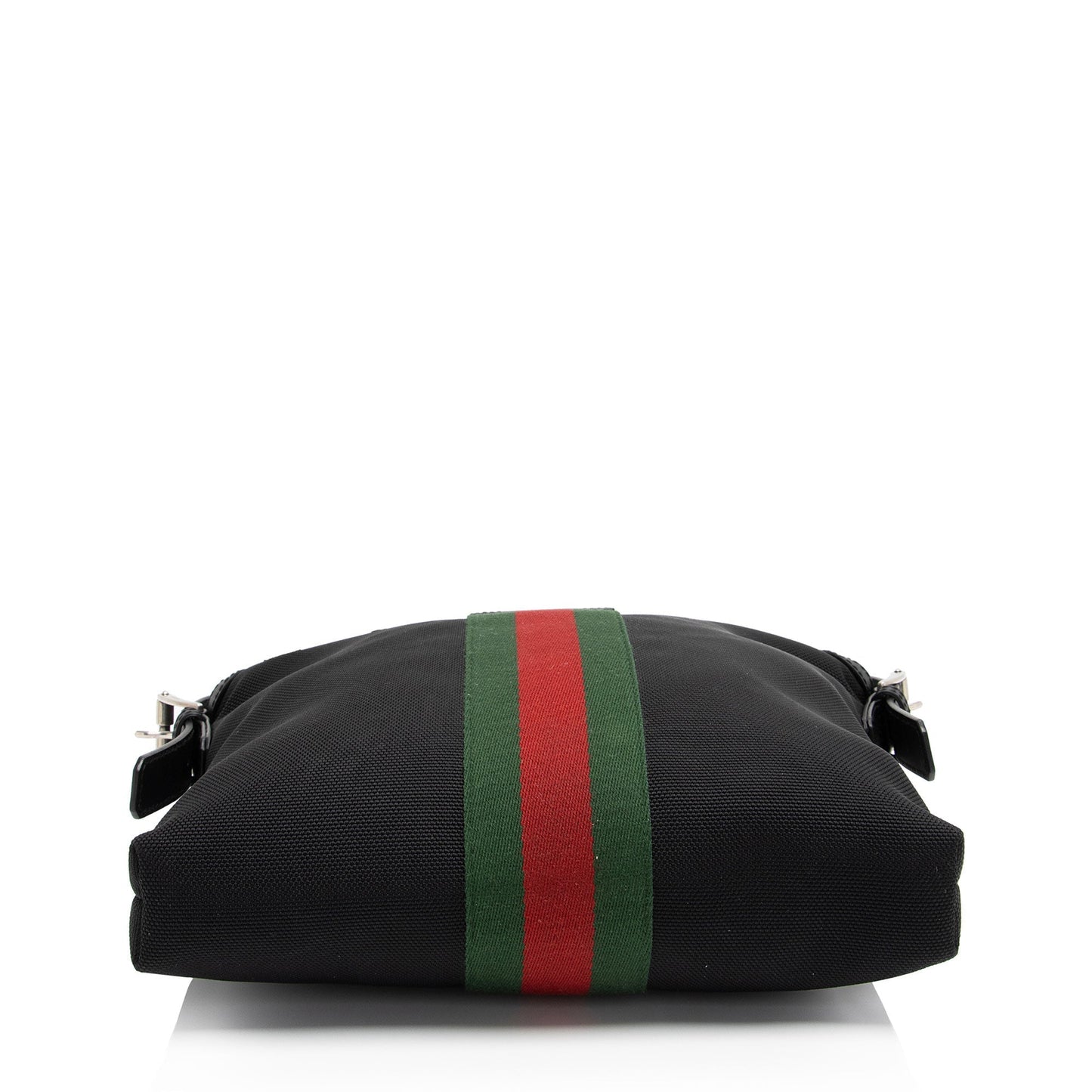 Gucci Nylon Leather Canvas Shoulder Bag