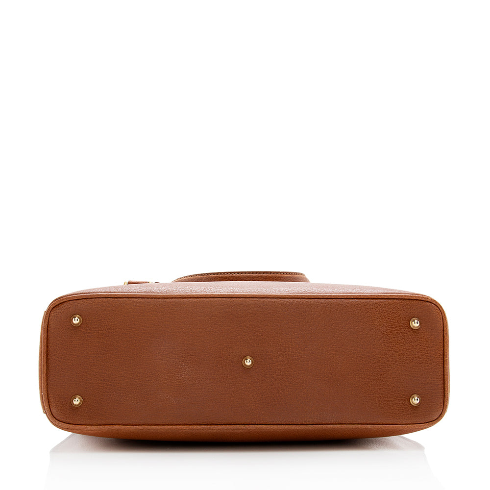 Gucci Leather Push Lock Satchel - FINAL SALE (SHF-19014)