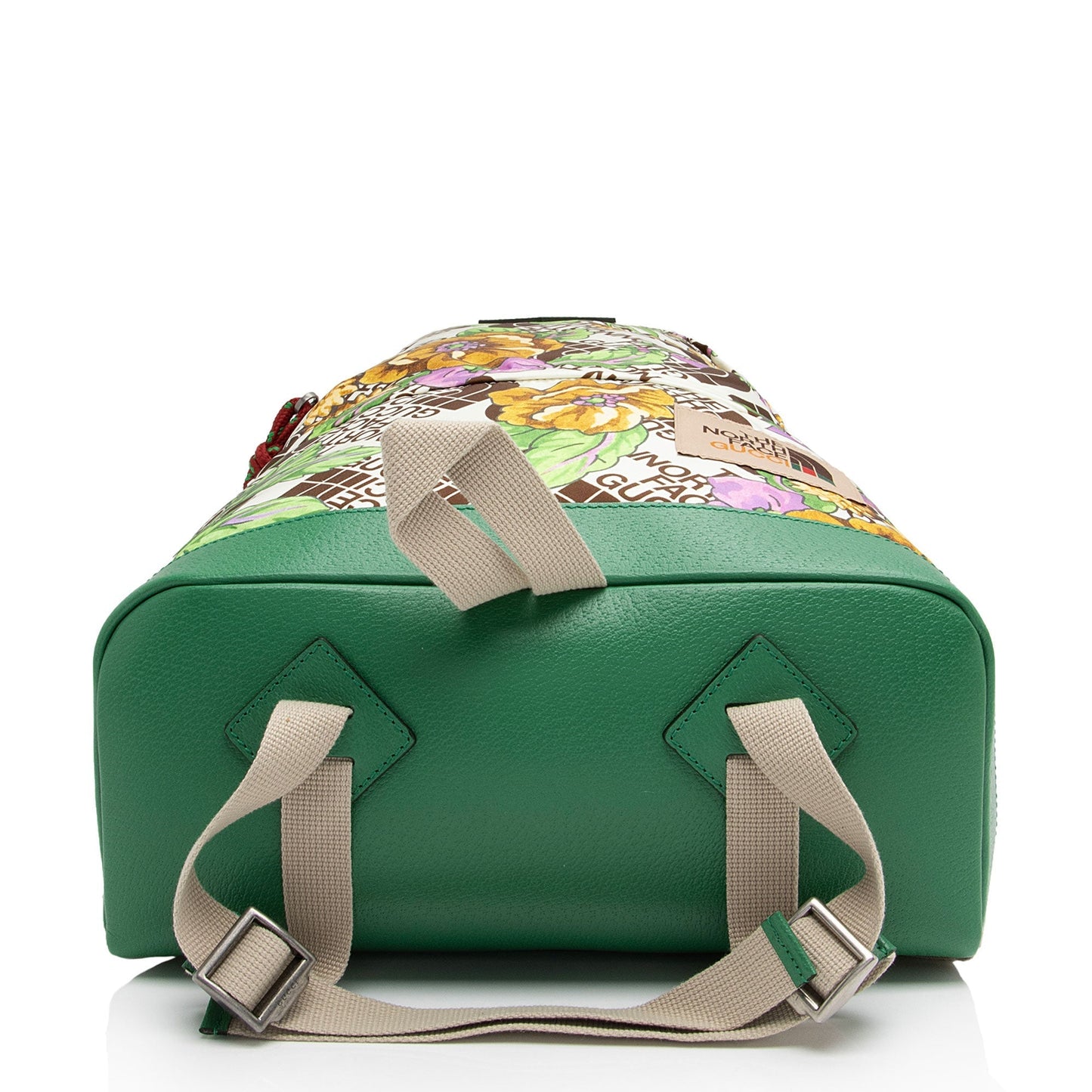 Gucci Nylon Leather Canvas Shoulder Bag