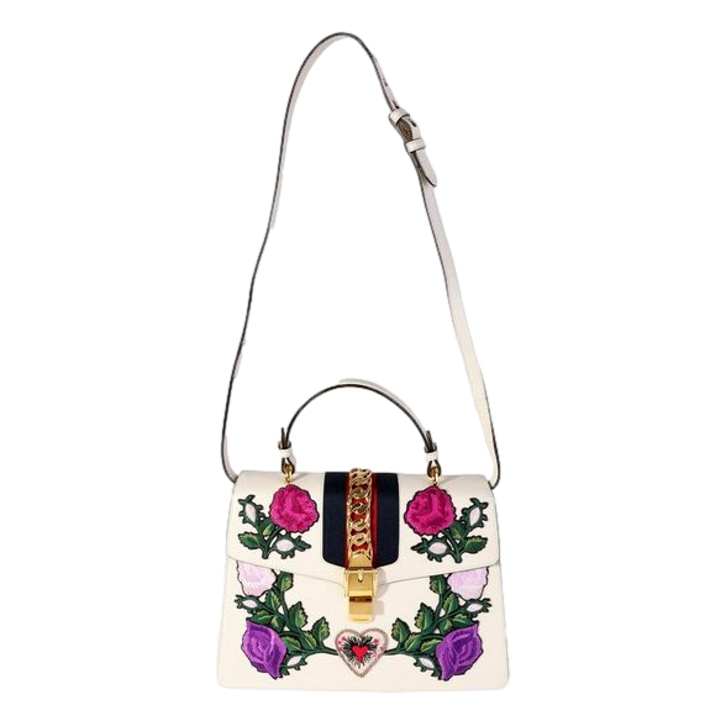 Louis Vuitton Lou Chain Leather Shoulder Bag
