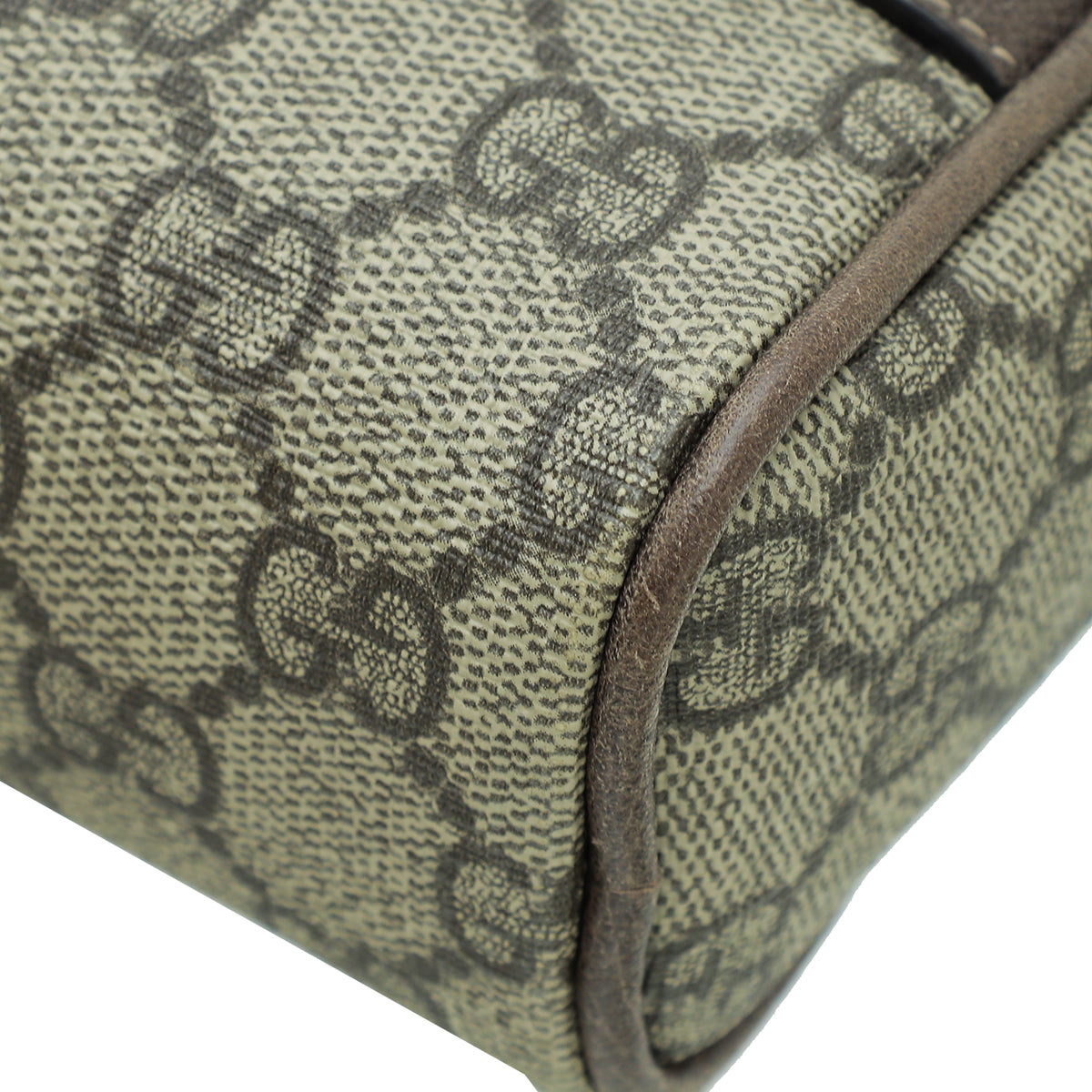 Gucci Leather Canvas Shoulder Bag