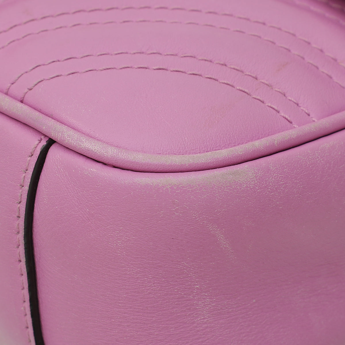 Gucci Pink GG Marmont Mini Shoulder Bag
