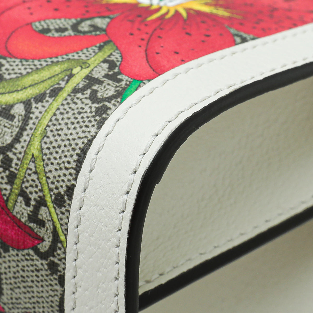 Gucci Leather Canvas Shoulder Bag