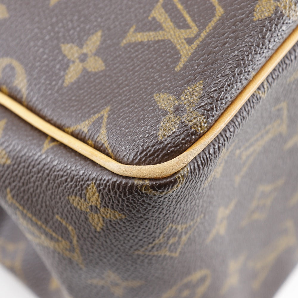 LOUIS VUITTON Handbag Monogram canvas Brown Batignolles Women