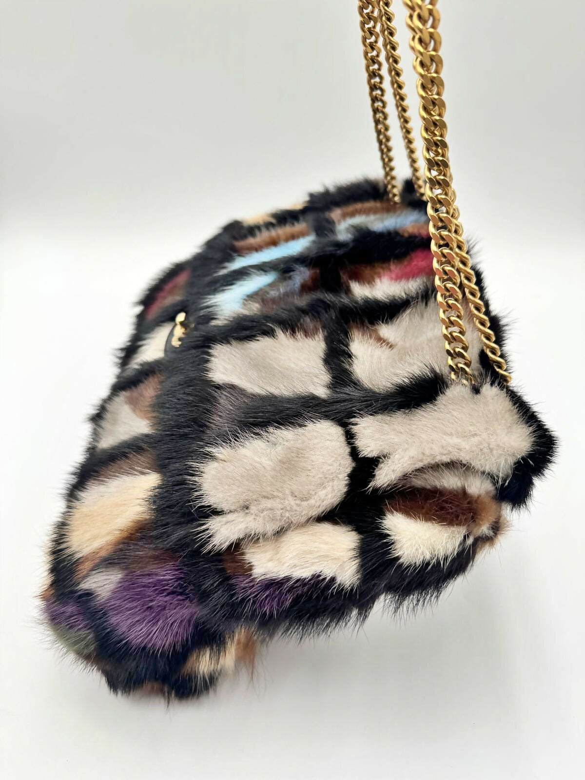 Chanel 2001 Mink Fur Maxi Flap Bag