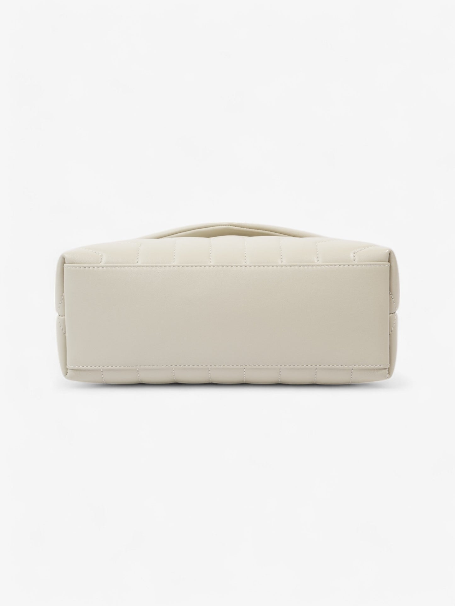 Saint Laurent Lou Lou Cream Calfskin Leather Small