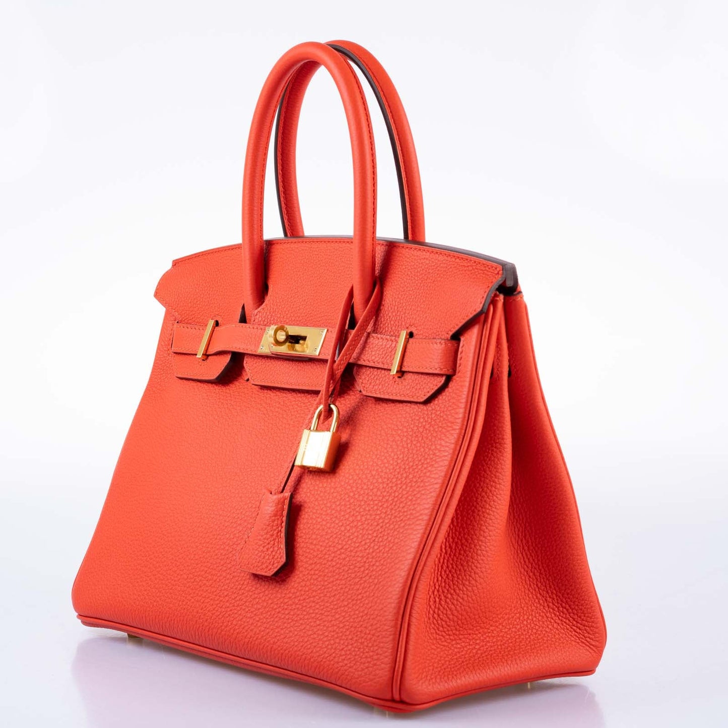 HermesBirkin 30 Capucine Togo leather Gold Hardware