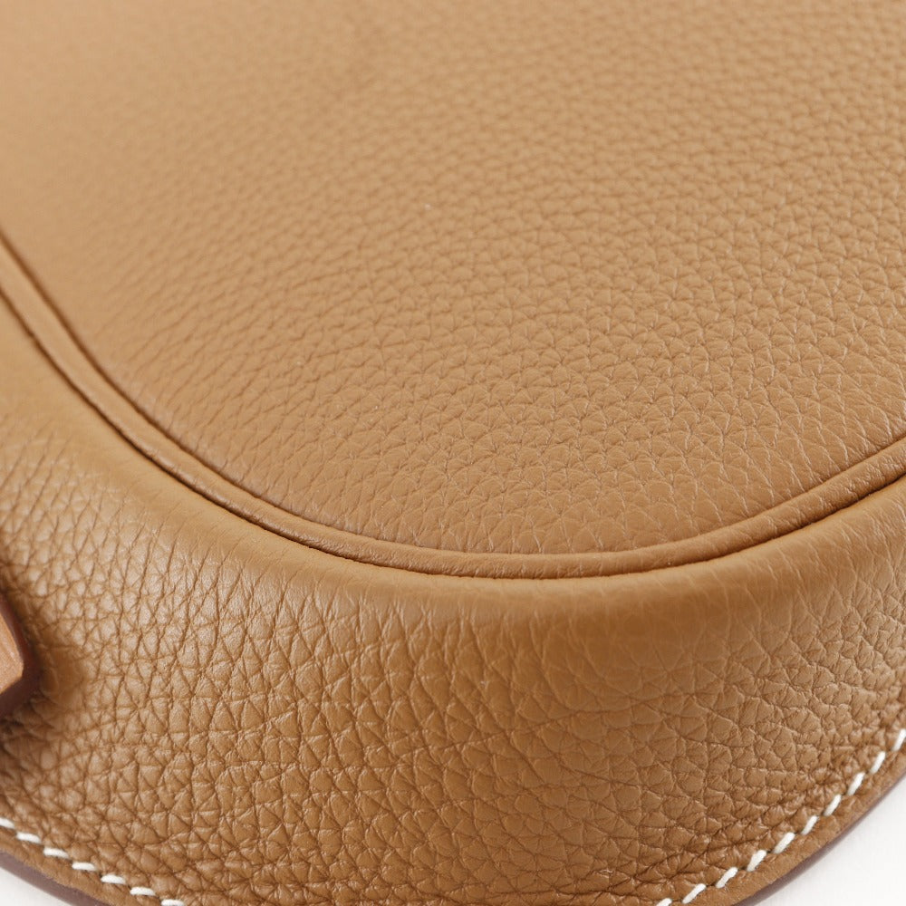 HERMES Shoulder Bag Togo Brown Perspective Cavalier 21 unisex(Unisex)