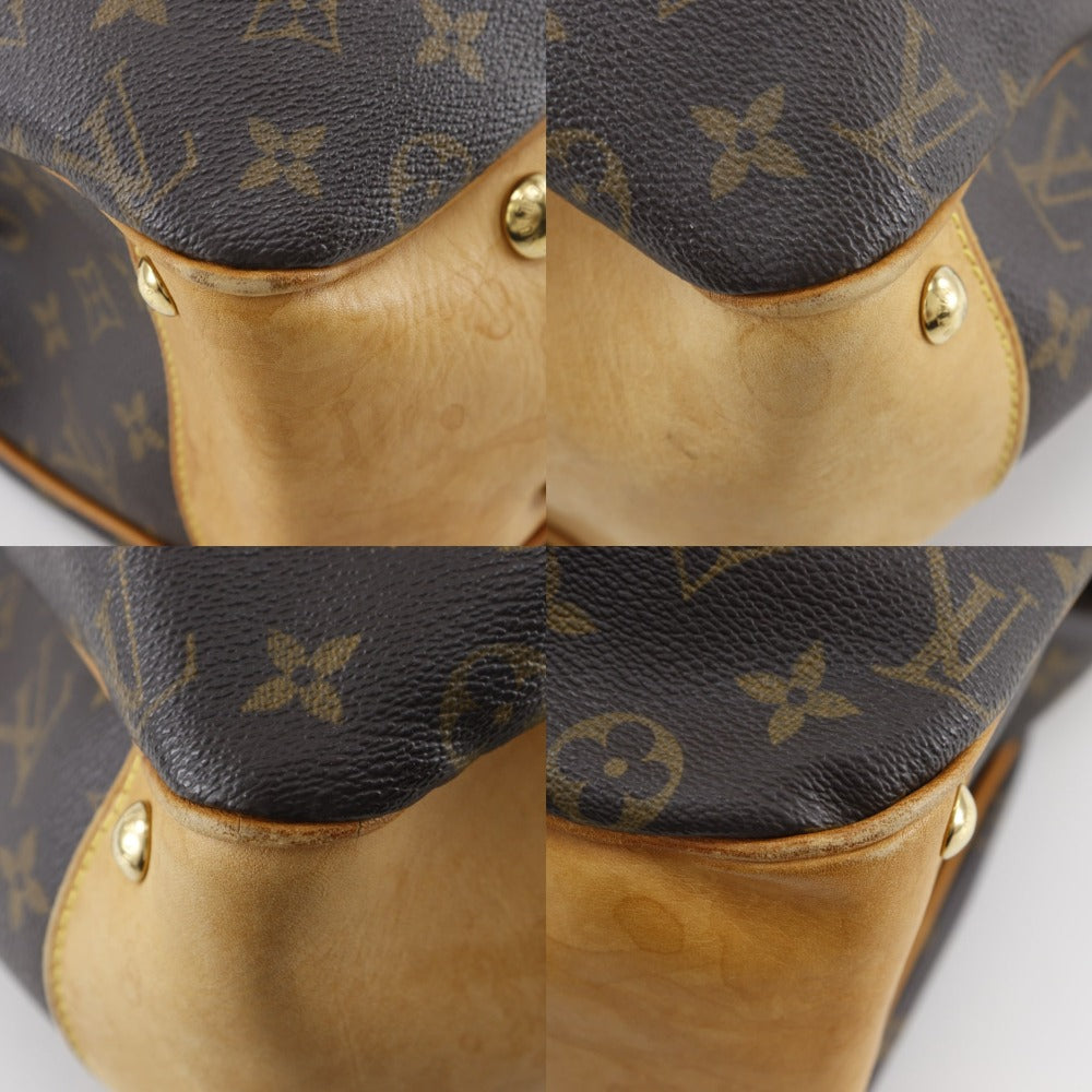 LOUIS VUITTON Tote Bag Monogram canvas Brown Boesi MM Women