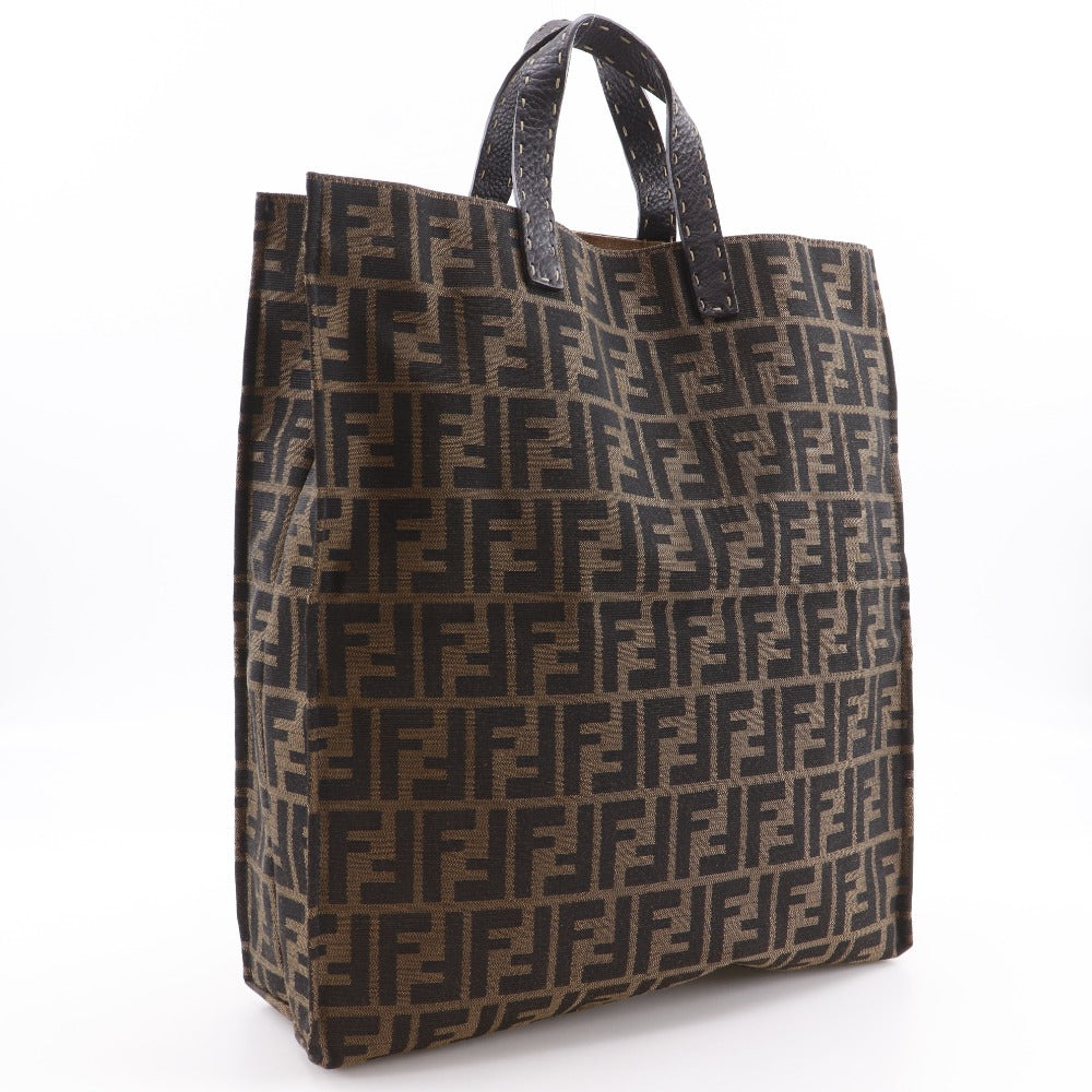 Fendi Zucca Nylon Canvas Handbag