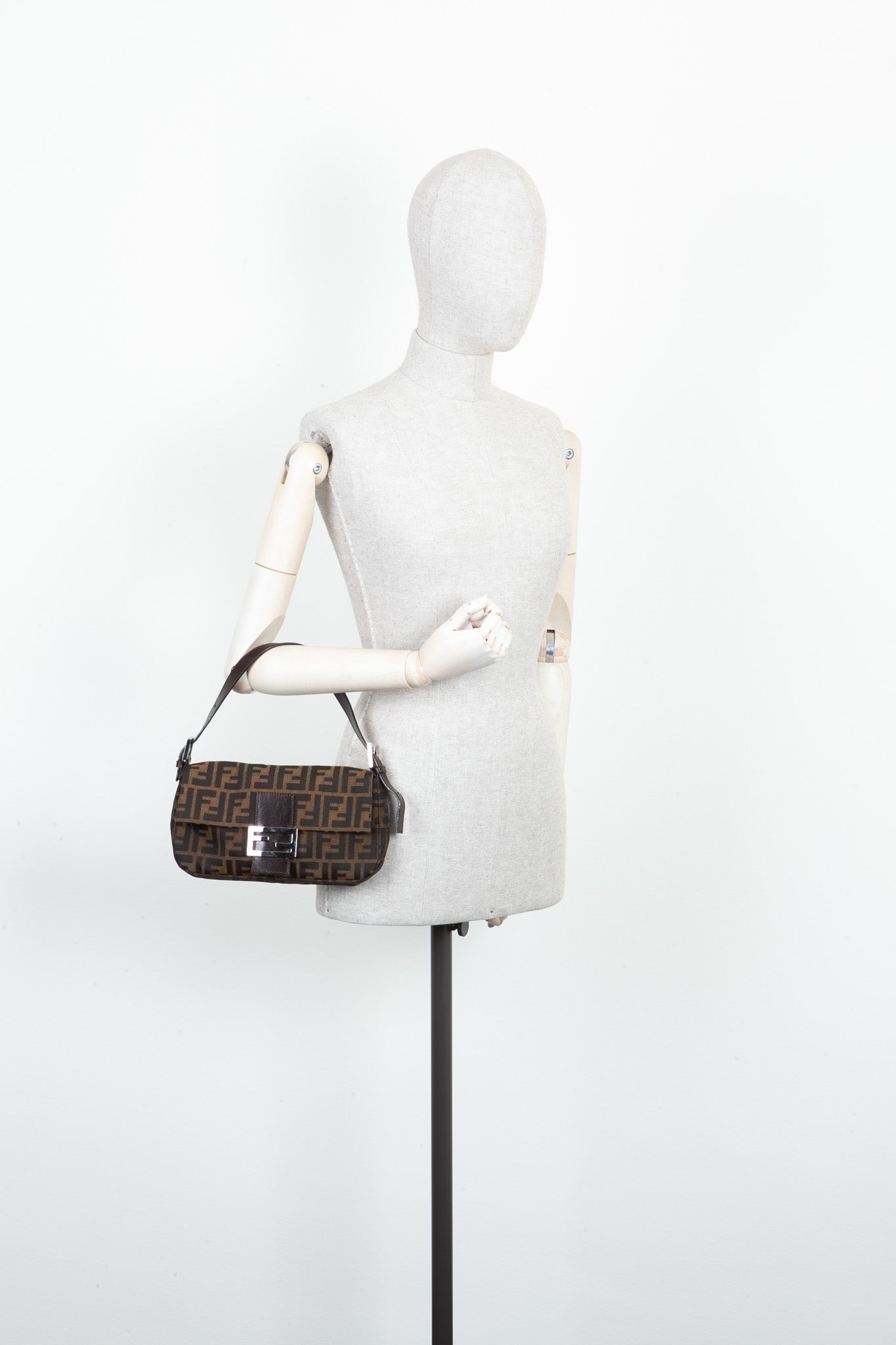FENDI Zucca Baguette Bag